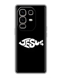 Чехол для Infinix Note 50 Pro Plus с картинкой «Рыба Jesus» Чехол для Infinix Note 50 Pro Plus с картинкой «Рыба Jesus»