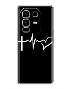 Чехол для Infinix Note 50 Pro Plus с картинкой «Пульс веры» Чехол для Infinix Note 50 Pro Plus с картинкой «Пульс веры»
