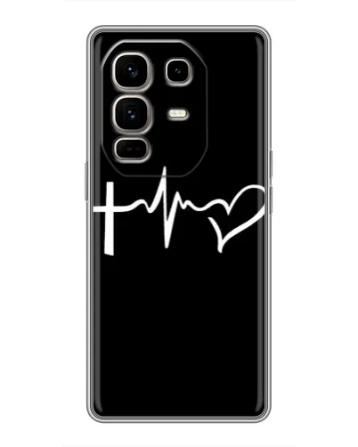 Чехол для Infinix Note 50 Pro Plus с картинкой «Пульс веры» Чехол для Infinix Note 50 Pro Plus с картинкой «Пульс веры»