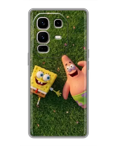Чехол для Infinix Note 50 Pro Plus с картинкой «Друзья на лужайке» Чехол для Infinix Note 50 Pro Plus с картинкой «Друзья на лужайке»