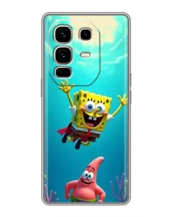 Чехол для Infinix Note 50 Pro Plus с картинкой «Спанч Боб под водой» Чехол для Infinix Note 50 Pro Plus с картинкой «Спанч Боб под водой»