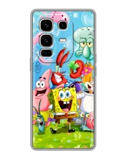 Чехол для Infinix Note 50 Pro Plus с картинкой «Губка Боб и друзья» Чехол для Infinix Note 50 Pro Plus с картинкой «Губка Боб и друзья»