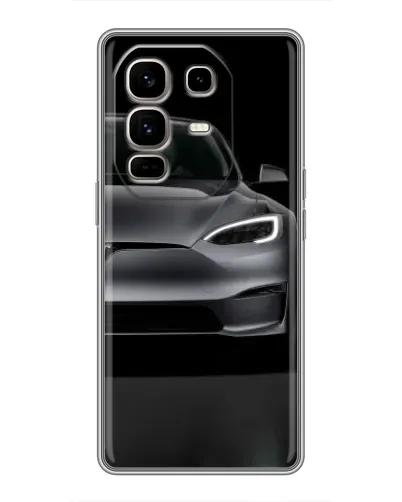 Чехол для Infinix Note 50 Pro Plus с картинкой «Tesla Model S Look»