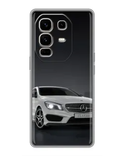 Чехол для Infinix Note 50 Pro Plus с картинкой «Mercedes AMG GT Silver»