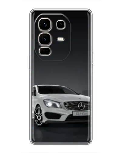 Чехол для Infinix Note 50 Pro Plus с картинкой «Mercedes AMG GT Silver»
