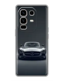 Чехол для Infinix Note 50 Pro Plus с картинкой «Mercedes на черном»