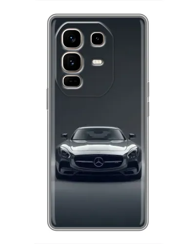 Чехол для Infinix Note 50 Pro Plus с картинкой «Mercedes на черном»
