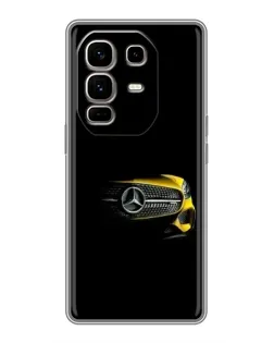 Чехол для Infinix Note 50 Pro Plus с картинкой «Mercedes — ретро стиль»