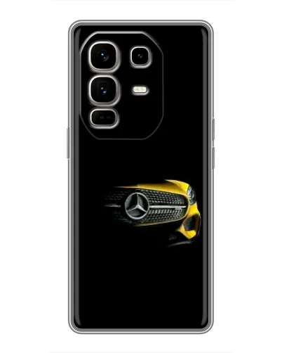 Чехол для Infinix Note 50 Pro Plus с картинкой «Mercedes — ретро стиль»