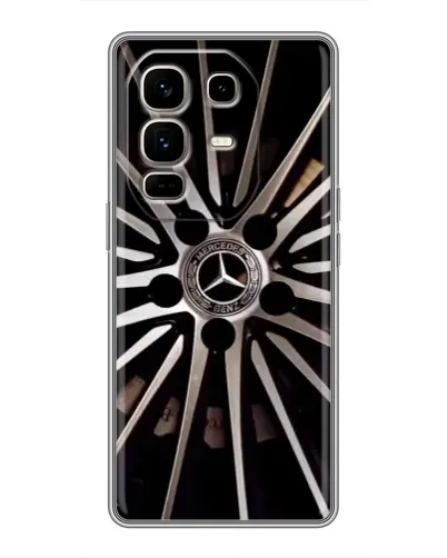 Чехол для Infinix Note 50 Pro Plus с картинкой «Диск Mercedes»