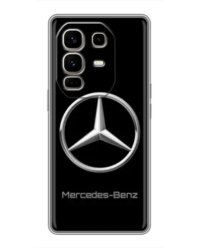 Чехол для Infinix Note 50 Pro Plus с картинкой «Mercedes Silver Logo»