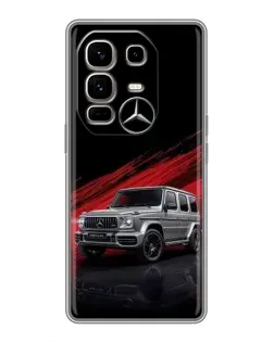Чехол для Infinix Note 50 Pro Plus с картинкой «Mercedes G-Class красный»