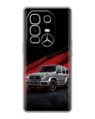 Чехол для Infinix Note 50 Pro Plus с картинкой «Mercedes G-Class красный»
