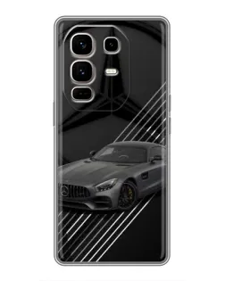Чехол для Infinix Note 50 Pro Plus с картинкой «Mercedes AMG — графика»