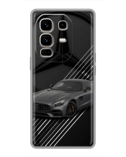 Чехол для Infinix Note 50 Pro Plus с картинкой «Mercedes AMG — графика»