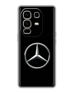 Чехол для Infinix Note 50 Pro Plus с картинкой «Mercedes классический лого»