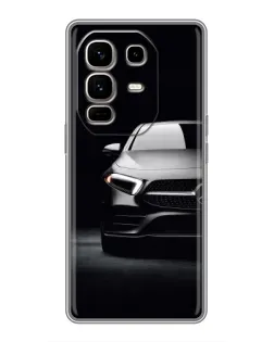 Чехол для Infinix Note 50 Pro Plus с картинкой «Свет фар Mercedes»