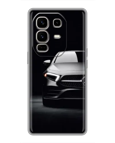 Чехол для Infinix Note 50 Pro Plus с картинкой «Свет фар Mercedes»