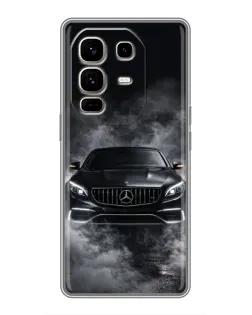 Чехол для Infinix Note 50 Pro Plus с картинкой «Mercedes в дыму»