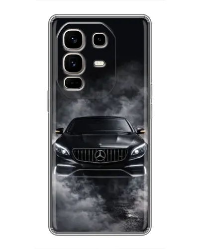 Чехол для Infinix Note 50 Pro Plus с картинкой «Mercedes в дыму»