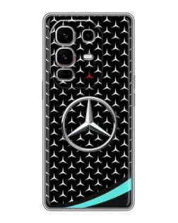 Чехол для Infinix Note 50 Pro Plus с картинкой «Mercedes — бирюзовый акцент»