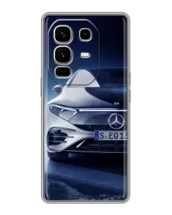 Чехол для Infinix Note 50 Pro Plus с картинкой «Mercedes EQ — будущее»