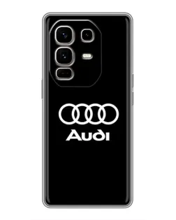 Чехол для Infinix Note 50 Pro Plus с картинкой «Классическое лого Audi»