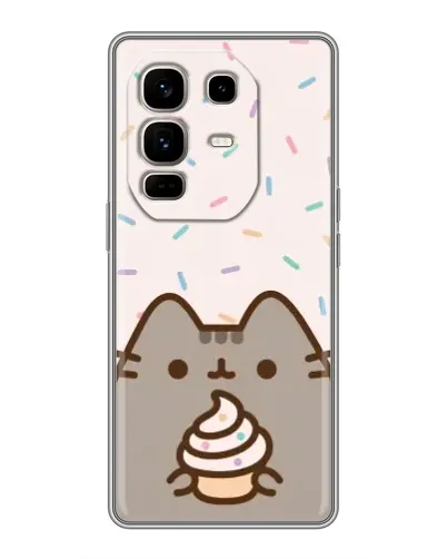 Чохол для Infinix Note 50 Pro Plus з картинкою «Пушин з кексом»