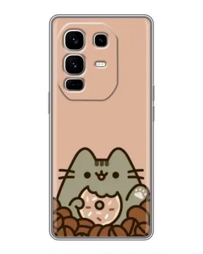 Чохол для Infinix Note 50 Pro Plus з картинкою «Кавовий Пушин»