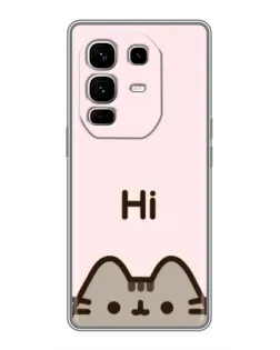 Чохол для Infinix Note 50 Pro Plus з картинкою «Пушин каже Hi»