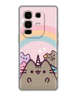 Чохол для Infinix Note 50 Pro Plus з картинкою «Єдиноріг Pusheen»