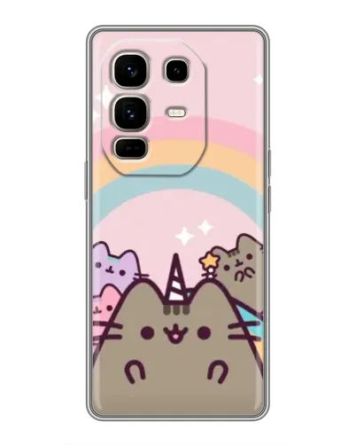 Чохол для Infinix Note 50 Pro Plus з картинкою «Єдиноріг Pusheen»