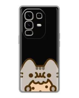 Чохол для Infinix Note 50 Pro Plus з картинкою «Пушин на чорному»