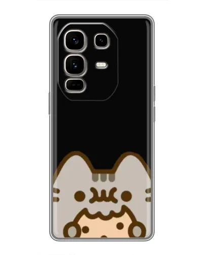 Чохол для Infinix Note 50 Pro Plus з картинкою «Пушин на чорному»