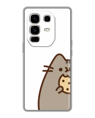 Чохол для Infinix Note 50 Pro Plus з картинкою «Пушин з печивом»