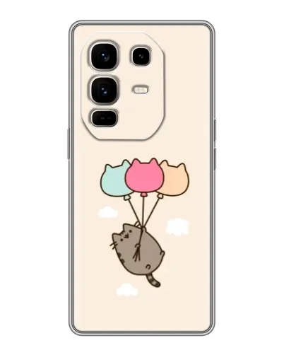 Чохол для Infinix Note 50 Pro Plus з картинкою «Пушин на кульках»