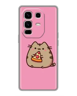 Чохол для Infinix Note 50 Pro Plus з картинкою «Пушин із піцою»