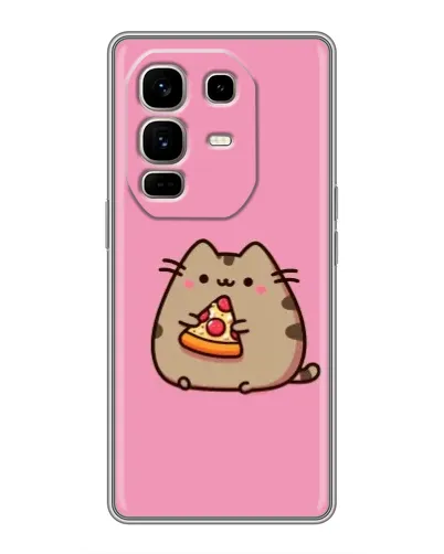 Чохол для Infinix Note 50 Pro Plus з картинкою «Пушин із піцою»