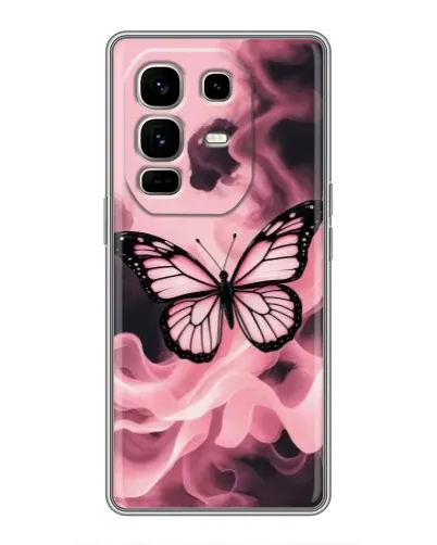 Чехол для Infinix Note 50 Pro Plus с картинкой «Бабочка в дыму» Чехол для Infinix Note 50 Pro Plus с картинкой «Бабочка в дыму»