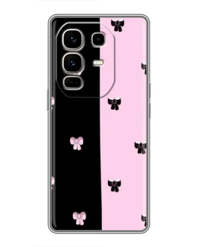 Чехол для Infinix Note 50 Pro Plus с картинкой «Контрастные банты» Чехол для Infinix Note 50 Pro Plus с картинкой «Контрастные банты»