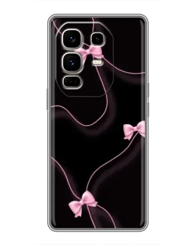 Чехол для Infinix Note 50 Pro Plus с картинкой «Розовые ленты» Чехол для Infinix Note 50 Pro Plus с картинкой «Розовые ленты»