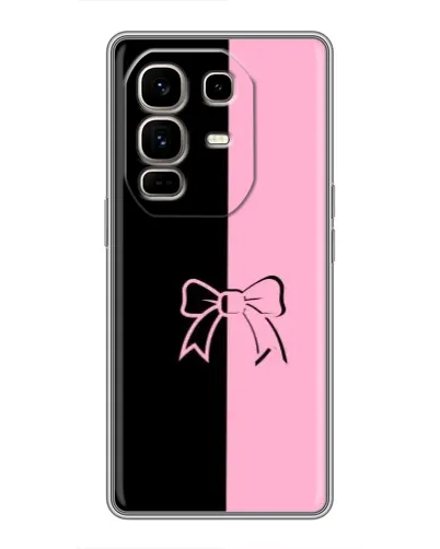 Чехол для Infinix Note 50 Pro Plus с картинкой «Половинки банта» Чехол для Infinix Note 50 Pro Plus с картинкой «Половинки банта»