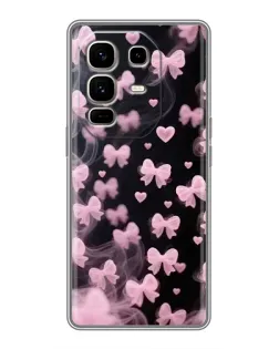 Чехол для Infinix Note 50 Pro Plus с картинкой «Неоновое кружево»