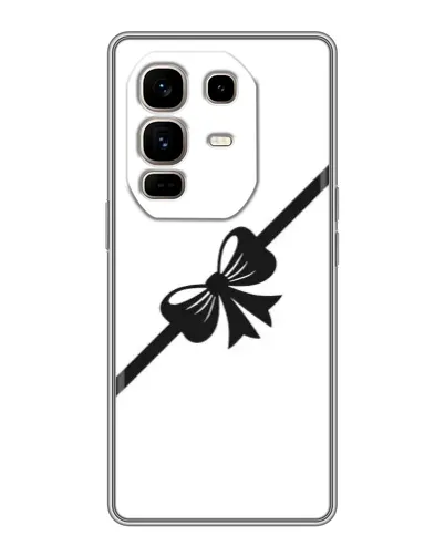 Чехол для Infinix Note 50 Pro Plus с картинкой «Диагональный бант» Чехол для Infinix Note 50 Pro Plus с картинкой «Диагональный бант»