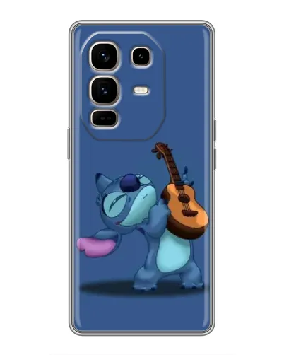 Чехол для Infinix Note 50 Pro Plus с картинкой «Стич с укулеле»