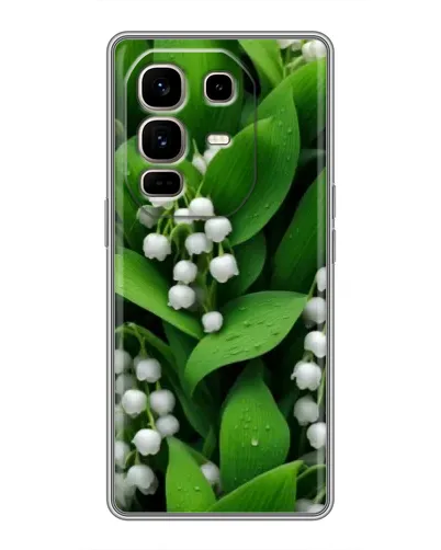 Чохол для Infinix Note 50 Pro Plus з картинкою «Конвалії в зелені»