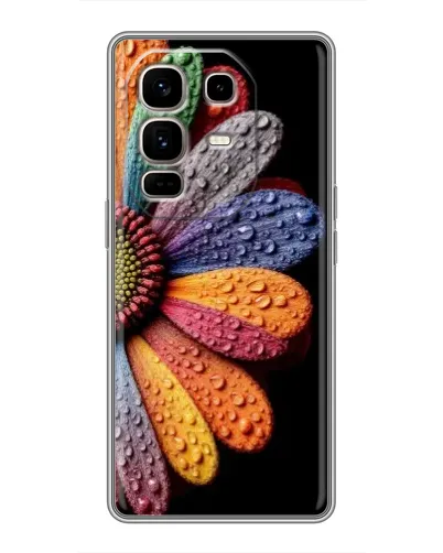 Чохол для Infinix Note 50 Pro Plus з картинкою «Райдужна квітка»