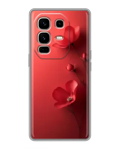Чохол для Infinix Note 50 Pro Plus з картинкою «Макові суцвіття»