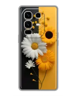 Чохол для Infinix Note 50 Pro Plus з картинкою «Соняшник та ромашка»