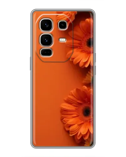 Чохол для Infinix Note 50 Pro Plus з картинкою «Помаранчеві гербери»